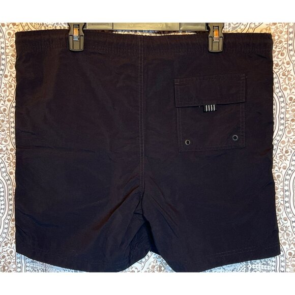 Lands End Mens Swim Trunks Size M Black - Picture 3 of 11